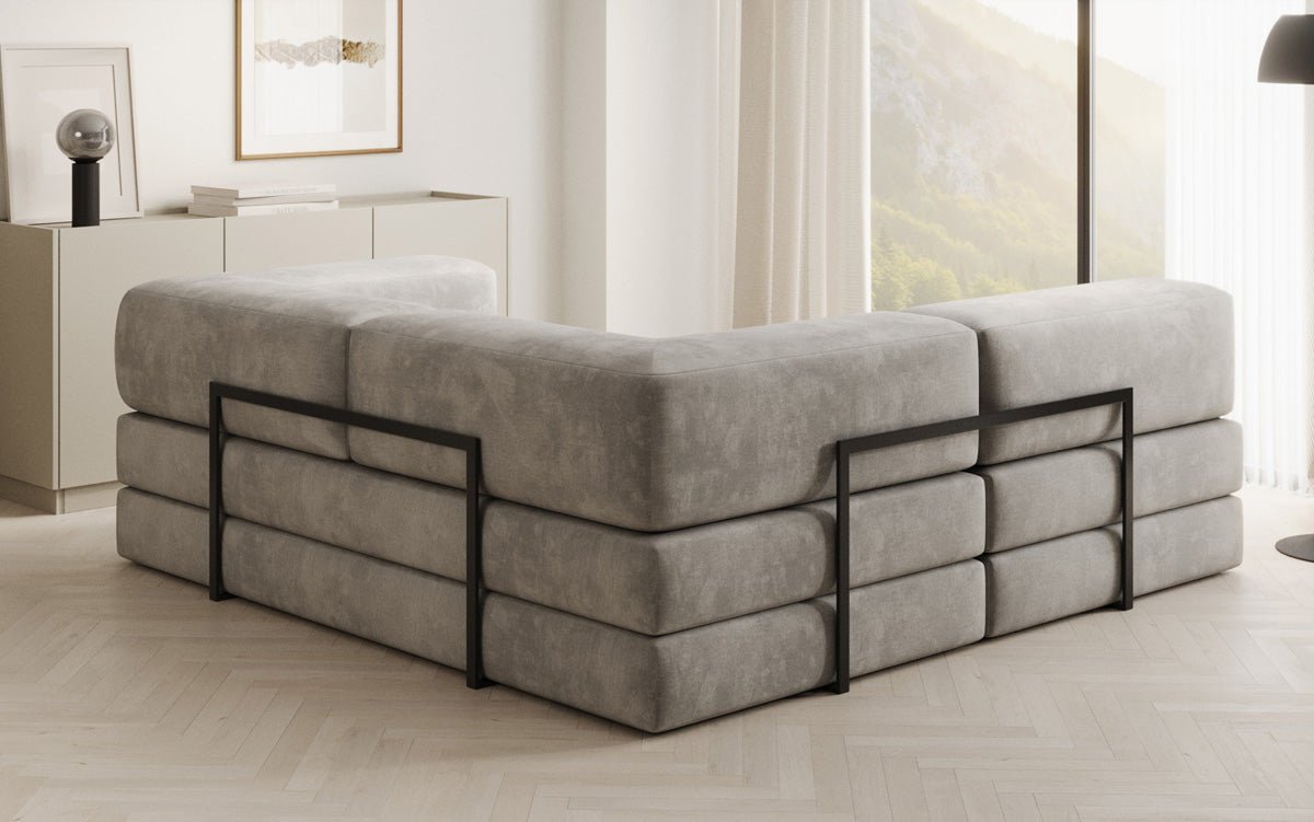 Canapé design Lazy L Mini en Velours