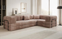Designer Sofa Lazy L geschlossen in Cord