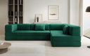 Designer Sofa Lazy L in Samt