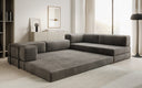 Designer Sofa Lazy L in Samt