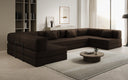 Designer Sofa Lazy U in Bouclé