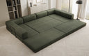 Designer Sofa Lazy U in Bouclé