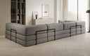 Designer Sofa Lazy U in Bouclé