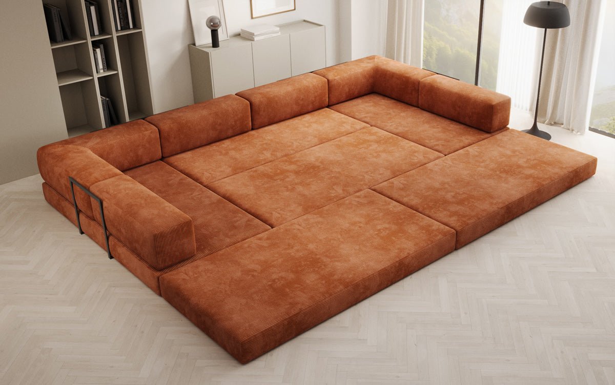 Designer Sofa Lazy U am Cord