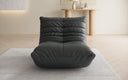 Designer Sofa-Sessel Calmo in Echtleder