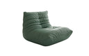 Designer Sofa-Sessel Calmo in Echtleder