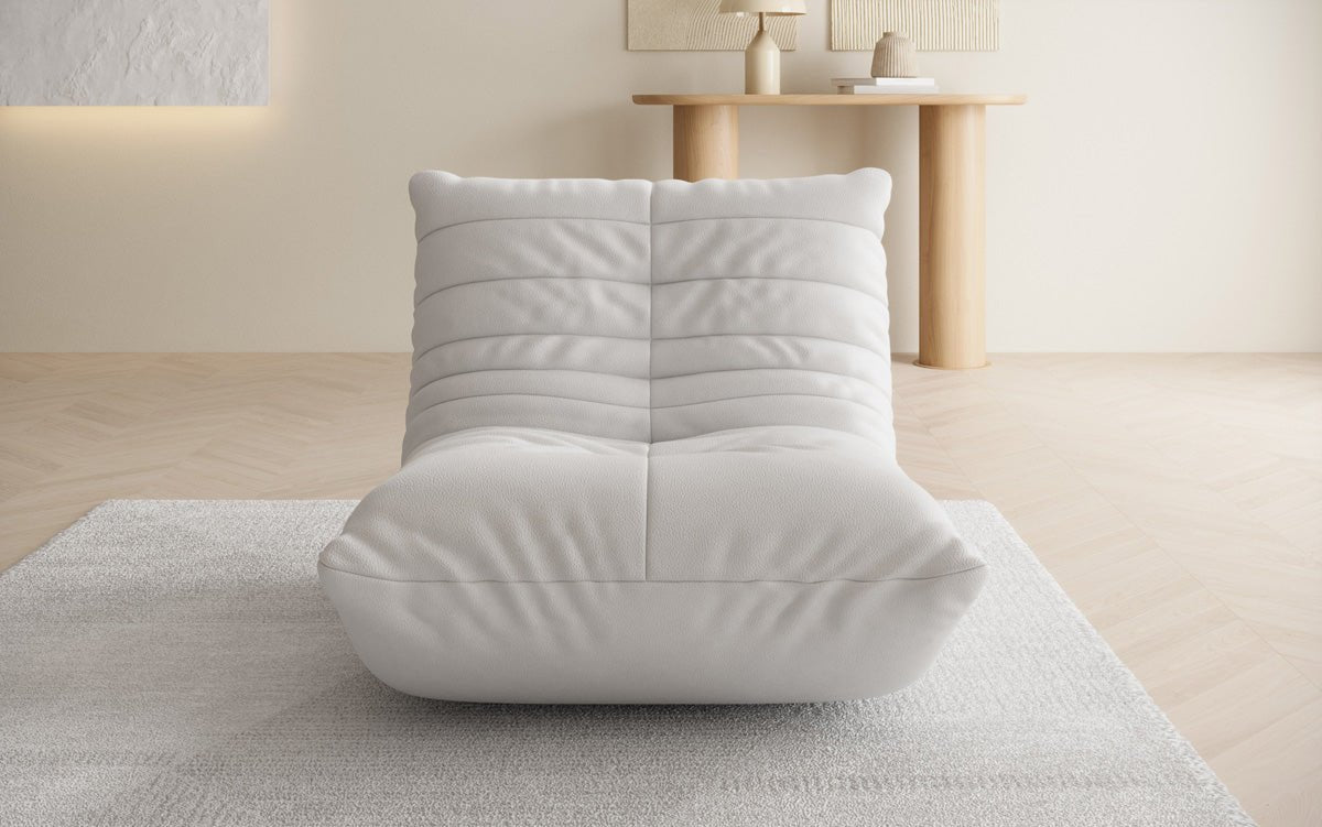 Designer Sofa-Sessel Calmo a Echtleder