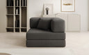 Designer Sofa-Sessel Lazy in Bouclé