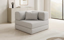 Designer Sofa-Sessel Lazy in Bouclé