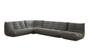 Designer Ecksofa Wohnlandschaft Calmo in Echtleder