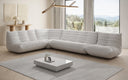 Designer Ecksofa Wohnlandschaft Calmo in Echtleder