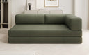 Designer Sofa/Chaise Longue Lazy in Bouclé