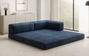Designer Sofa/Chaise Longue Lazy in Samt