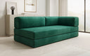 Designer Sofa/Chaise Longue Lazy in Samt