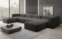 Designer U Sofa Snug in Samt
