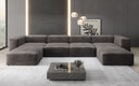Designer U Sofa Snug in Samt