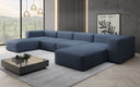 Designer U Sofa Snug in Stoff