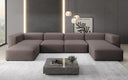 Designer U Sofa Snug in Stoff