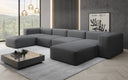 Designer U Sofa Snug in Stoff