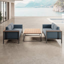 Euphoria – 2 Loungesofas & Tisch aus Aluminium | Aevora™ Kollektion