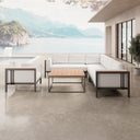 Euphoria – Ecklounge, Loungesessel & Tisch aus Aluminium | Aevora™ Kollektion