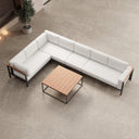 Euphoria – L-Maxilounge & Tisch aus Aluminium | Aevora™ Kollektion