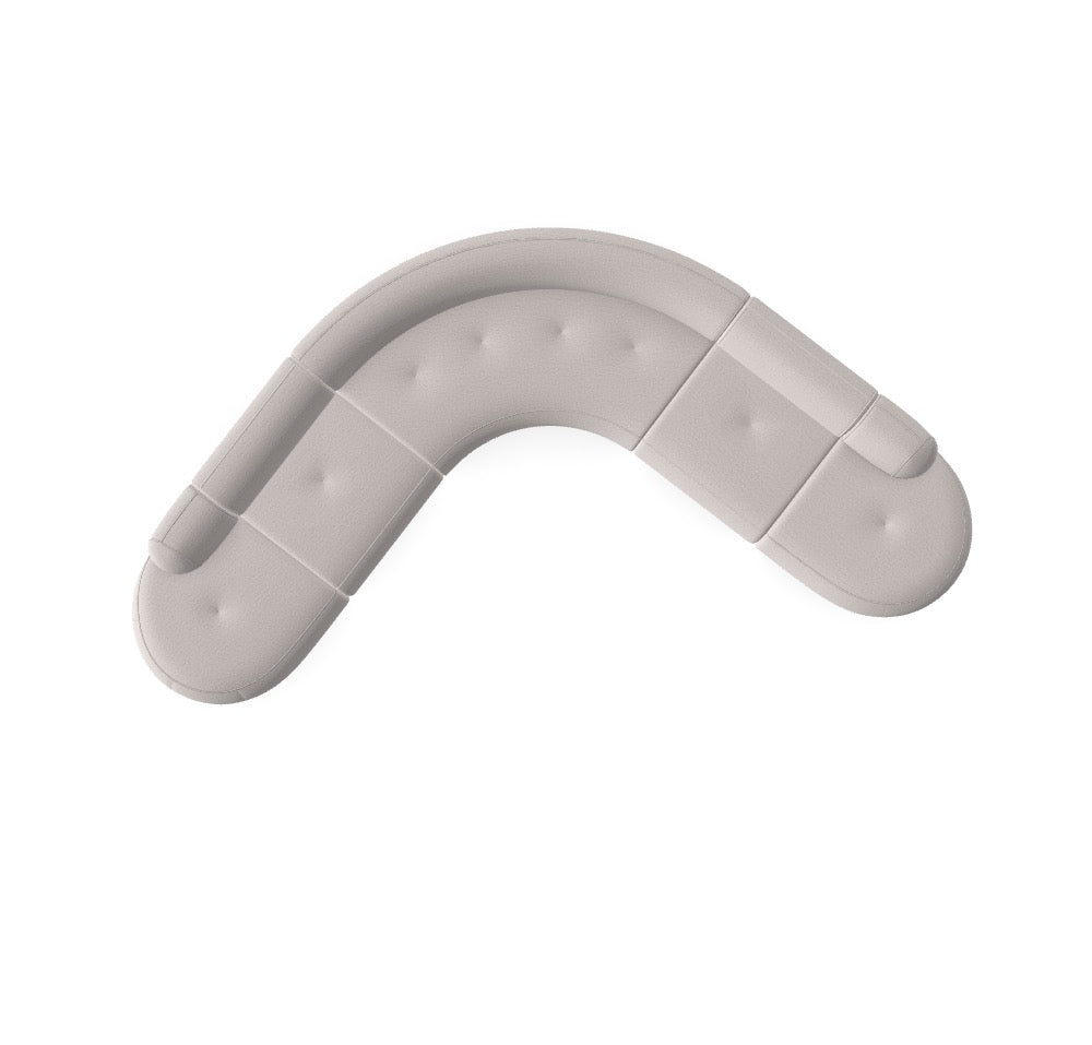 Modulares Sofa Gio - Däi Wonschkonfiguratioun M_6H26HM
