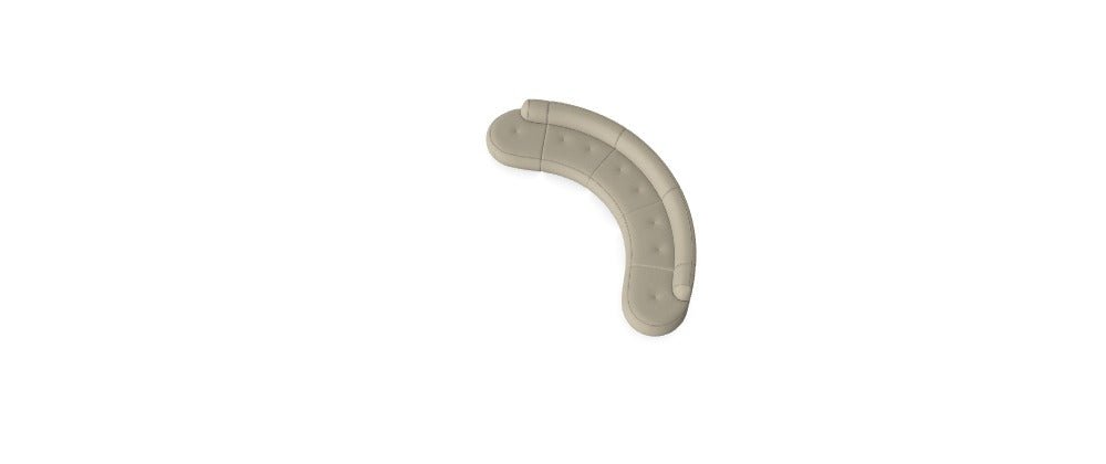 Modulares Sofa Gio - Däi Wonschkonfiguratioun M_CSH4F1