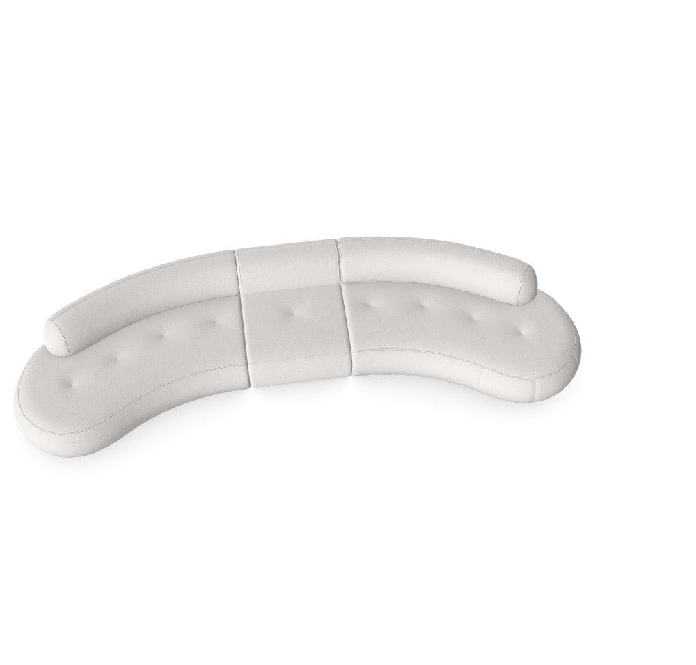Modulares Sofa Gio - Däi Wonschkonfiguratioun M_DUASWK