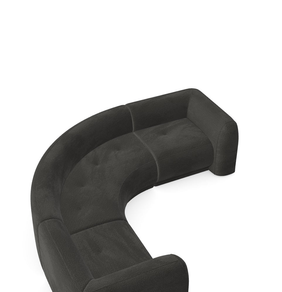 Modulares Sofa Gio - Däi Wonschkonfiguratioun M_DXH5SS