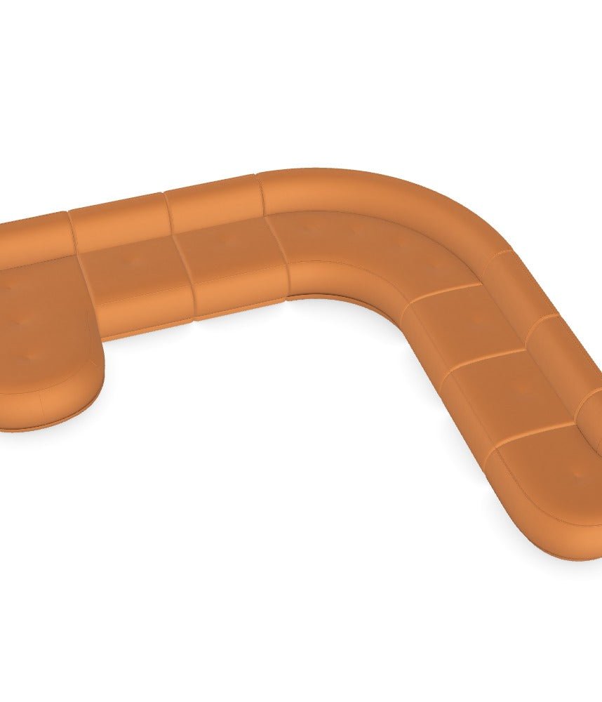 Modulares Sofa Gio - Däi Wonschkonfiguratioun M_OANGRG