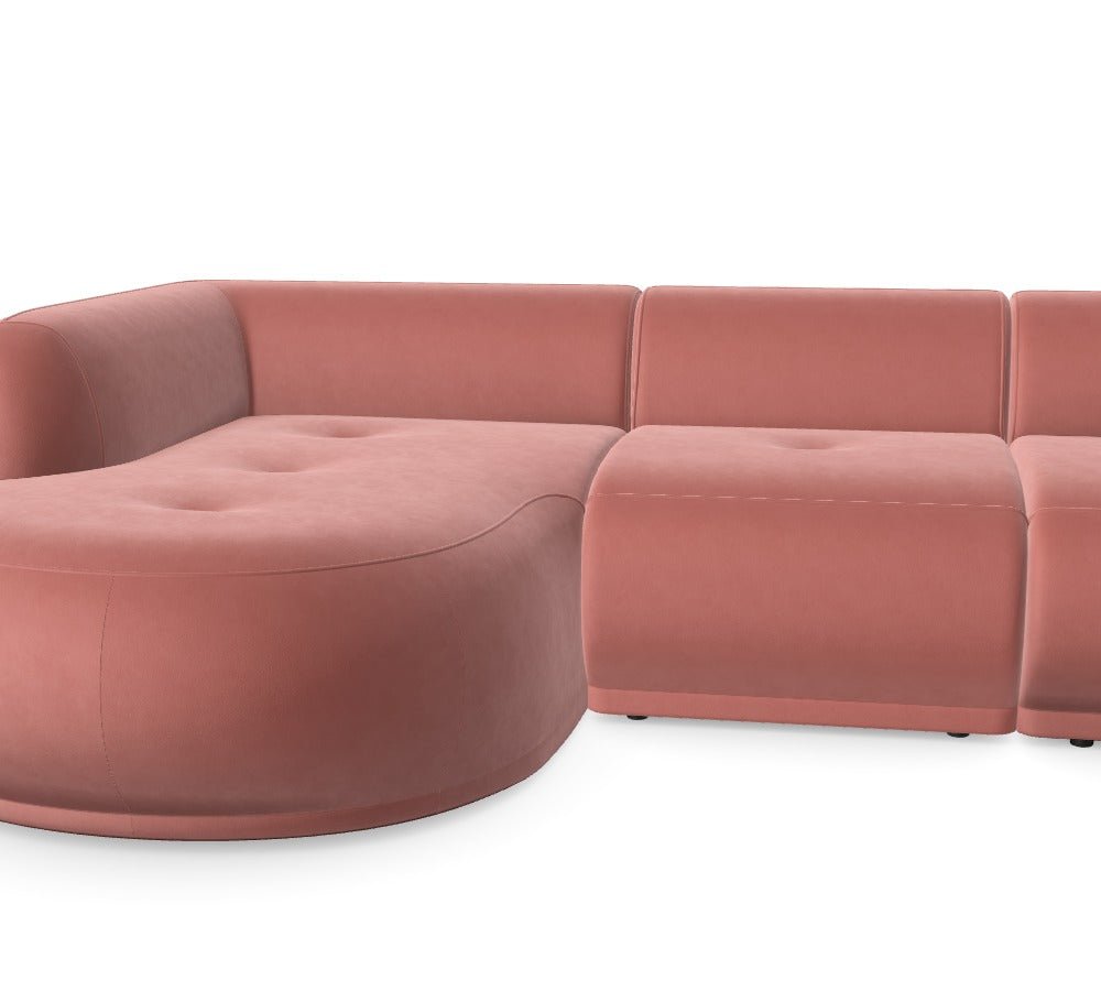 Modulares Sofa Gio - Däi Wonschkonfiguratioun M_RDNG89