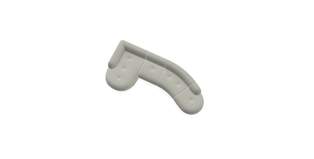 Modulares Sofa Gio - Däi Wonschkonfiguratioun M_UBH3EP