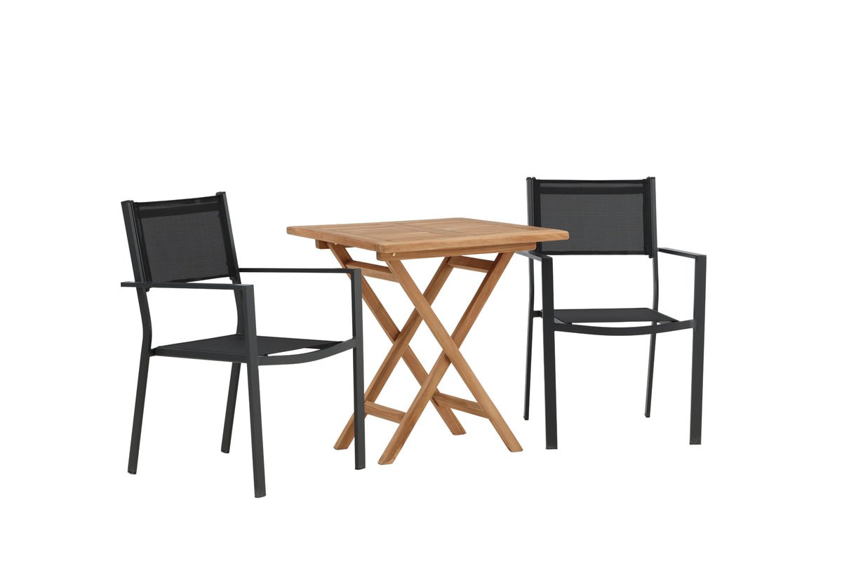 Garden Cafe Set Irish – 3-piece Garden Furniture Set 70x70 cm