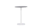 Garten Bartisch Belmont - Ø70 cm mit weißem Aluminiumgestell