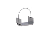 Garten Brennholzkorb Carry - aus Stahl in Silber