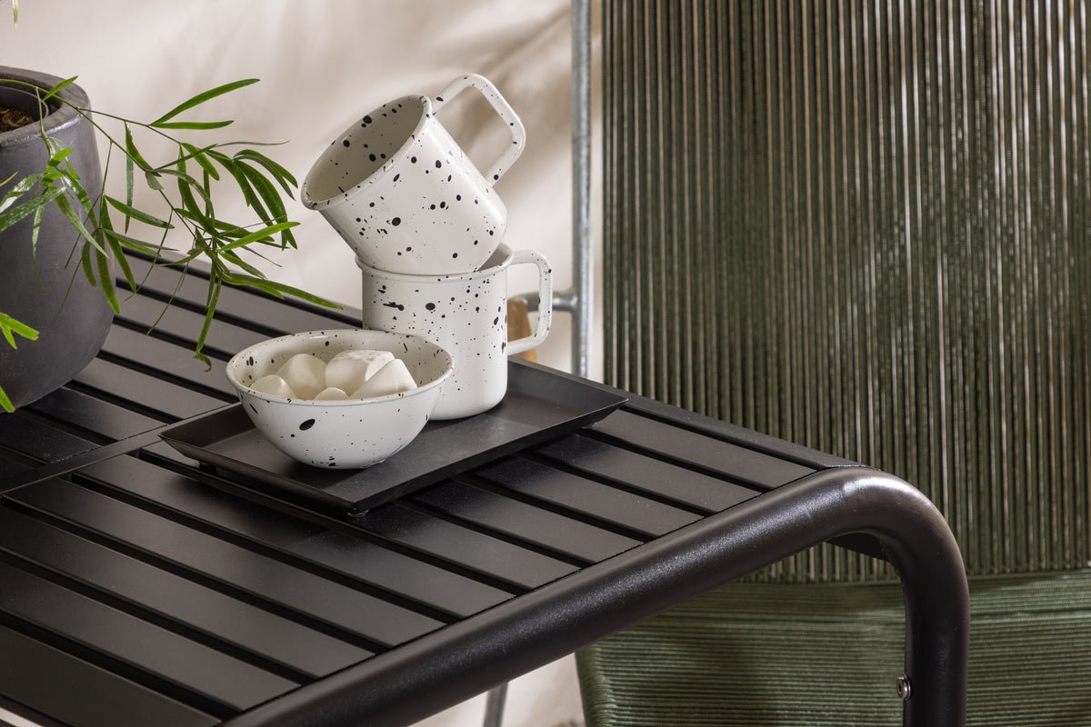 Garten Cafegruppe Kaloro – 3 teiliges Set in Grün