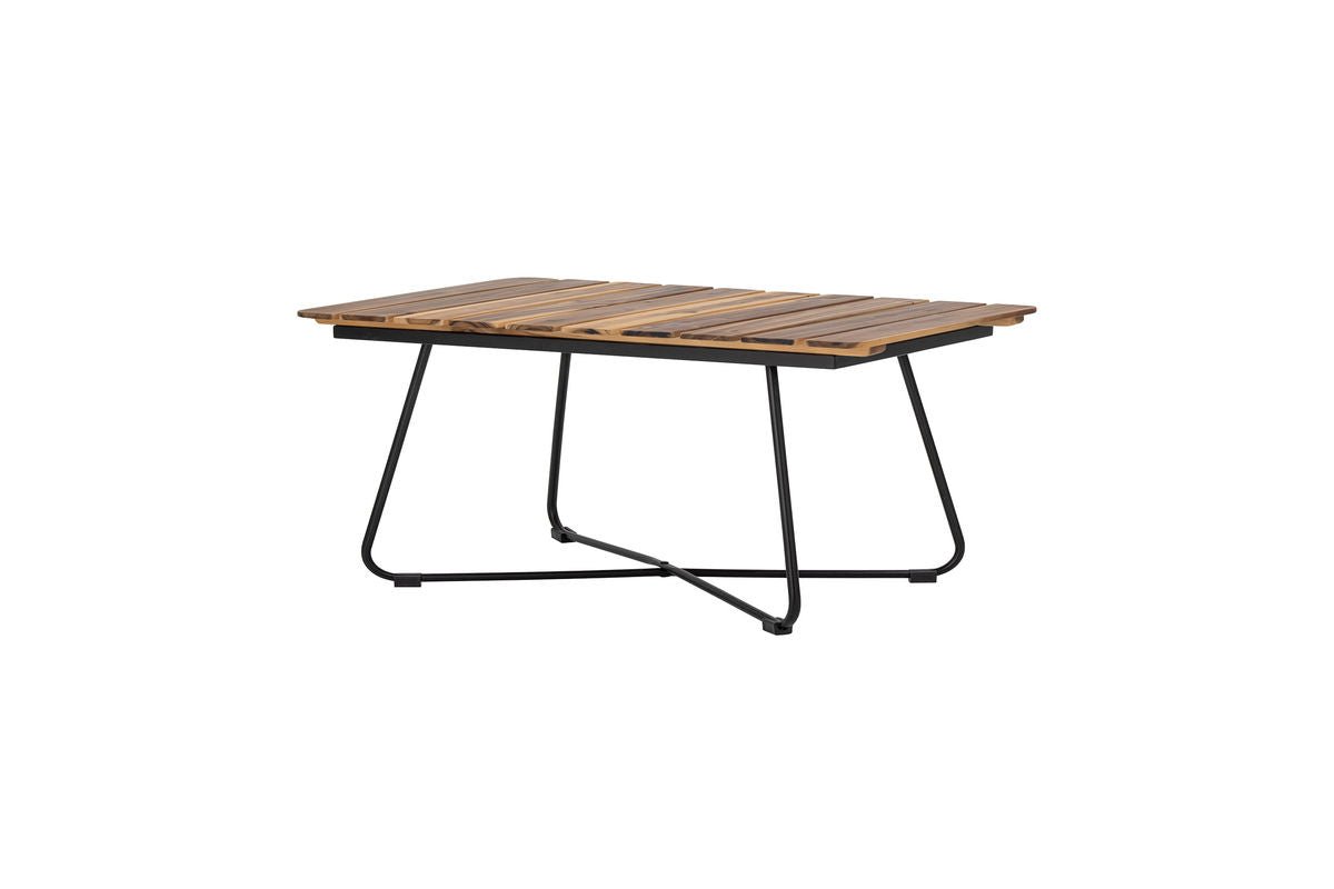 Garten-Couchtisch Beri – Akazienholz mit Metallgestell