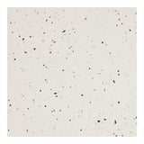 Garten Couchtisch Terava – in Terrazzo-Optik aus Faserlehm in Off-White
