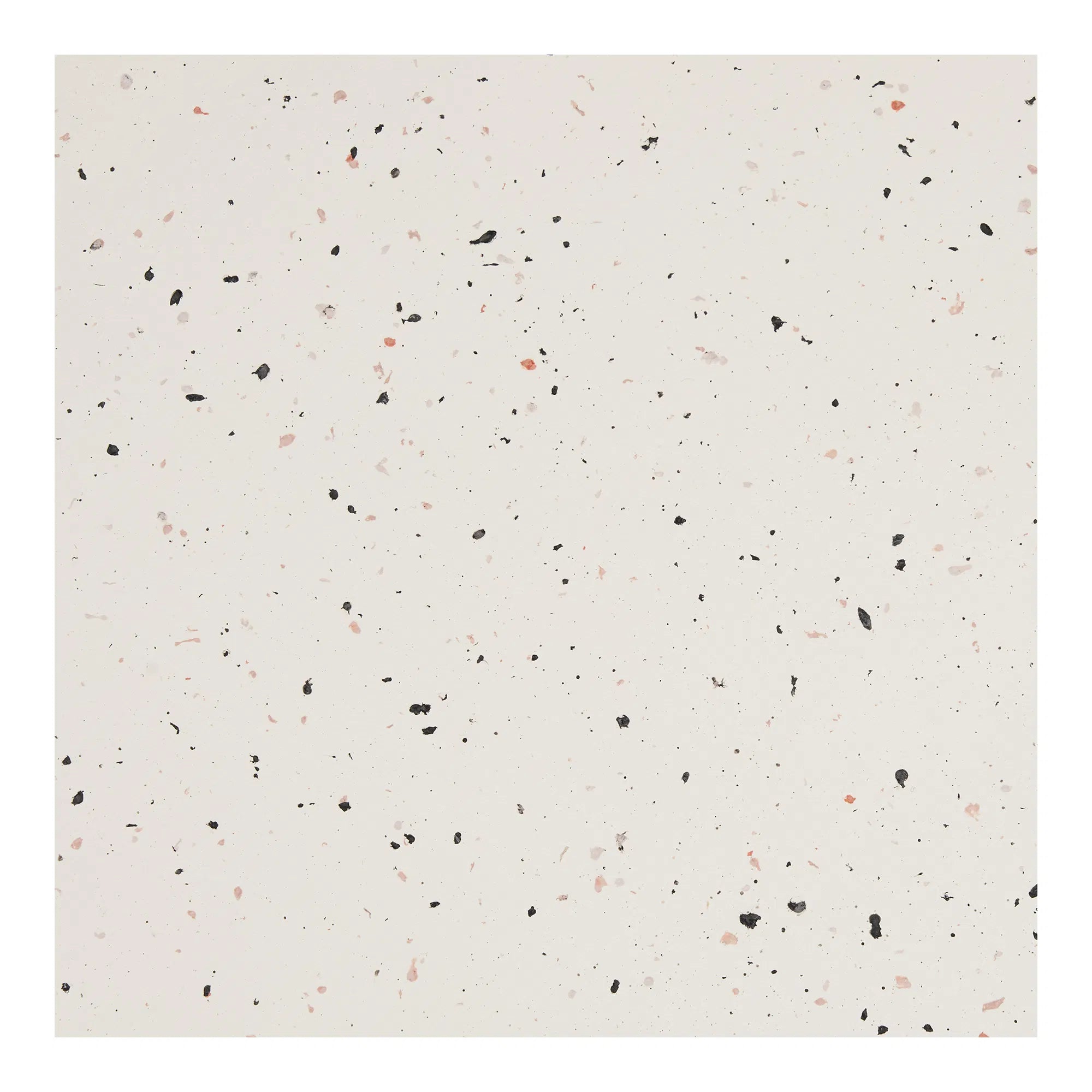 Garten Couchtisch Terava – in Terrazzo-Optik aus Faserlehm in Off-White