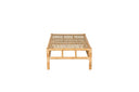 Garten Couchtisch Zypern - Aus Rattan und Bambus in Natur-Optik