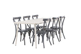 Garten Essgruppe Livious – 7-teiliges Gartenmöbel-Set für bis zu 6 Personen