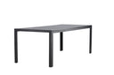 Garten Esstisch Amalfi - 205x90 cm aus Aluminium und Polywood in Beige oder Schwarz