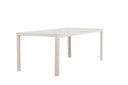 Garten Esstisch Amalfi - 205x90 cm aus Aluminium und Polywood in Beige oder Schwarz