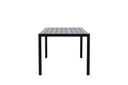 Garten Esstisch Amalfi - 205x90 cm aus Aluminium und Polywood in Beige oder Schwarz