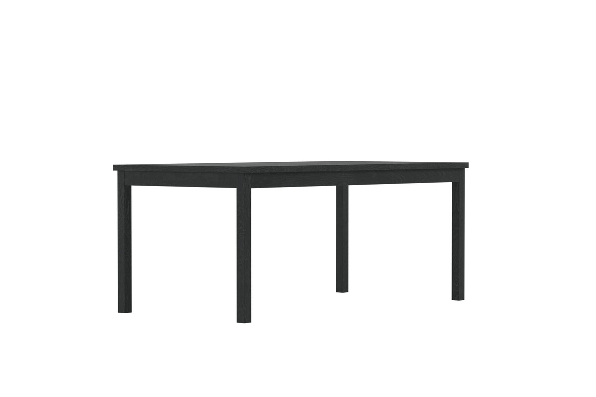 Garten Esstisch Lago - 180x90 cm aus weiß gekalktem oder schwarzem Teakholz