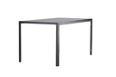 Garten Esstisch Siena - 140x80 cm aus Aluminium und Polywood in Beige oder Schwarz