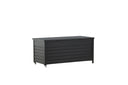 Garten Kissenbox Ludmilla - schwarze Aluminiumkonstruktion inkl. Innentasche