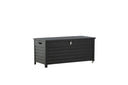 Garten Kissenbox Ludmilla - schwarze Aluminiumkonstruktion inkl. Innentasche