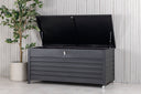 Garten Kissenbox Ludmilla - schwarze Aluminiumkonstruktion inkl. Innentasche